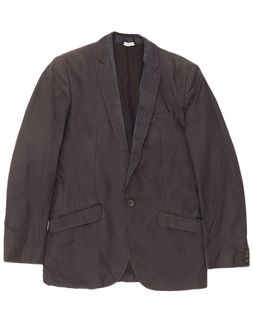 Dolce & Gabbana Mens 1 Button 2 Piece Suit IT 48 Medium W32 L33 Navy Blue