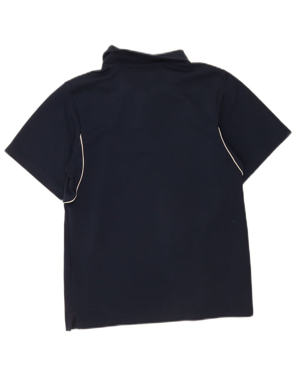 Nike Boys Dri Fit Polo Shirt 10-11 Years Medium Navy Blue
