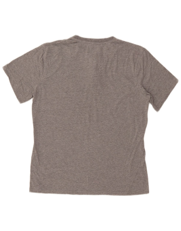 Izod Mens T-Shirt Top Medium Grey Flecked Cotton