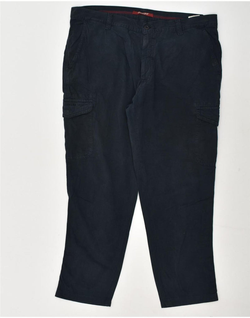 CARRERA Mens Slim Cargo Trousers W40 L29 Navy Blue Cotton | Vintage Carrera | Thrift | Second-Hand Carrera | Used Clothing | Messina Hembry 