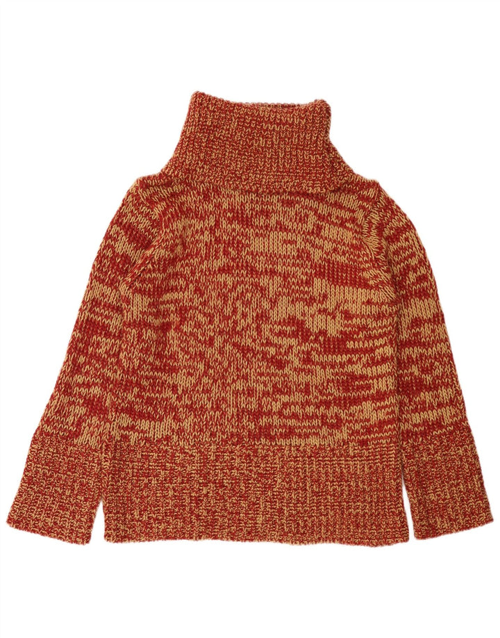 Blue Motion Womens Roll Neck Jumper Sweater UK 16 Large Red Flecked