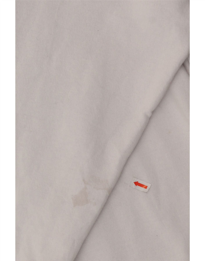 FILA Mens Graphic Sweatshirt Jumper Medium White Cotton Vintage Fila and Second-Hand Fila from Messina Hembry 