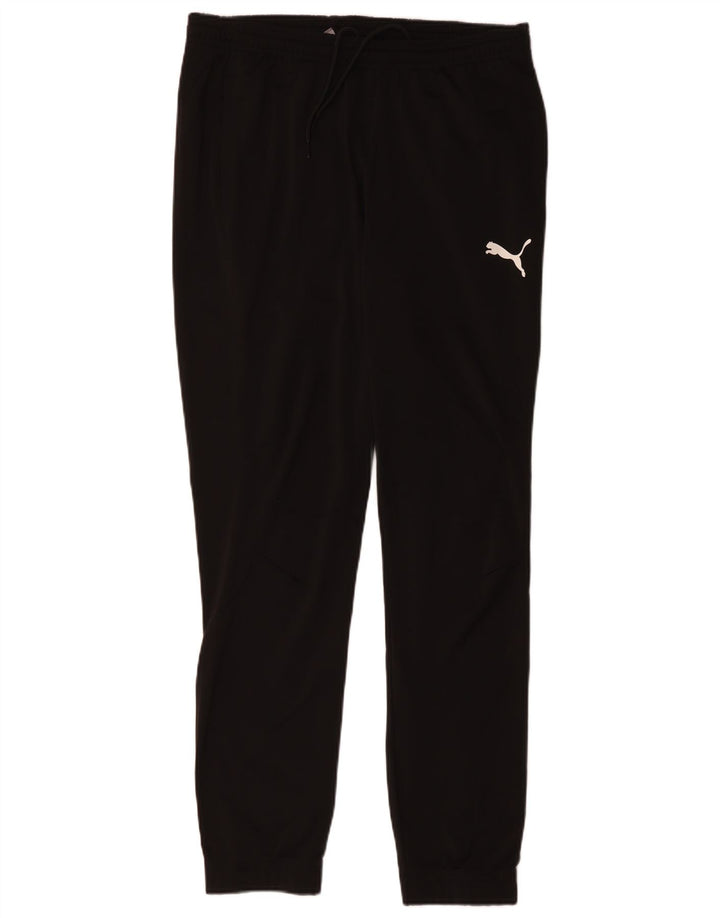 Puma Mens Tracksuit Trousers Joggers Large  Black Polyester