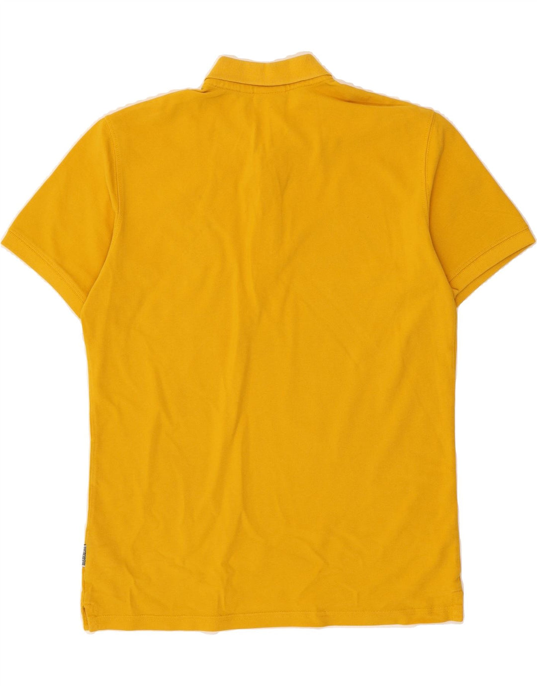 NAPAPIJRI Mens Polo Shirt Large Yellow Cotton Vintage Napapijri and Second-Hand Napapijri from Messina Hembry 