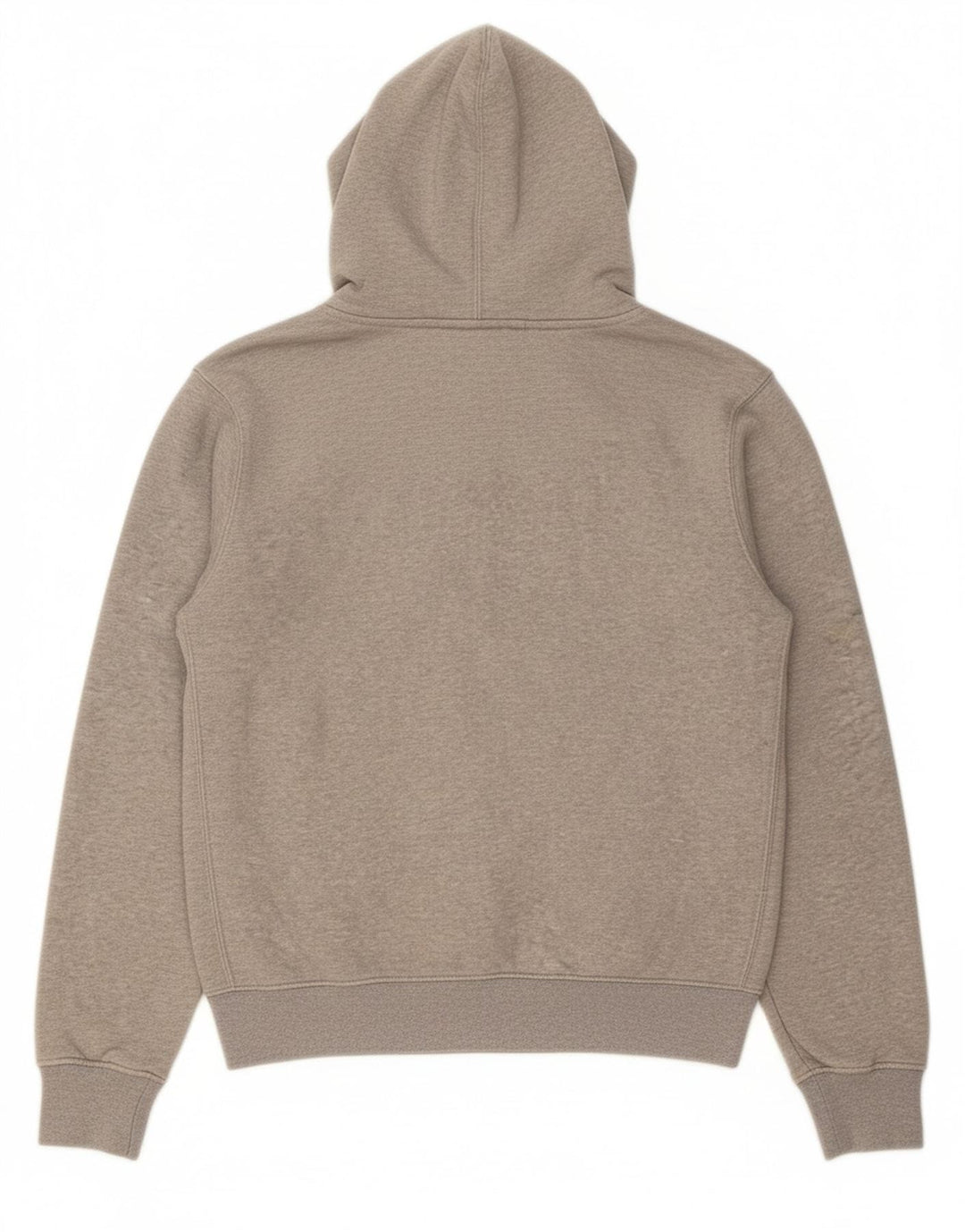 NIKE Mens Zip Hoodie Sweater XS Grey Cotton