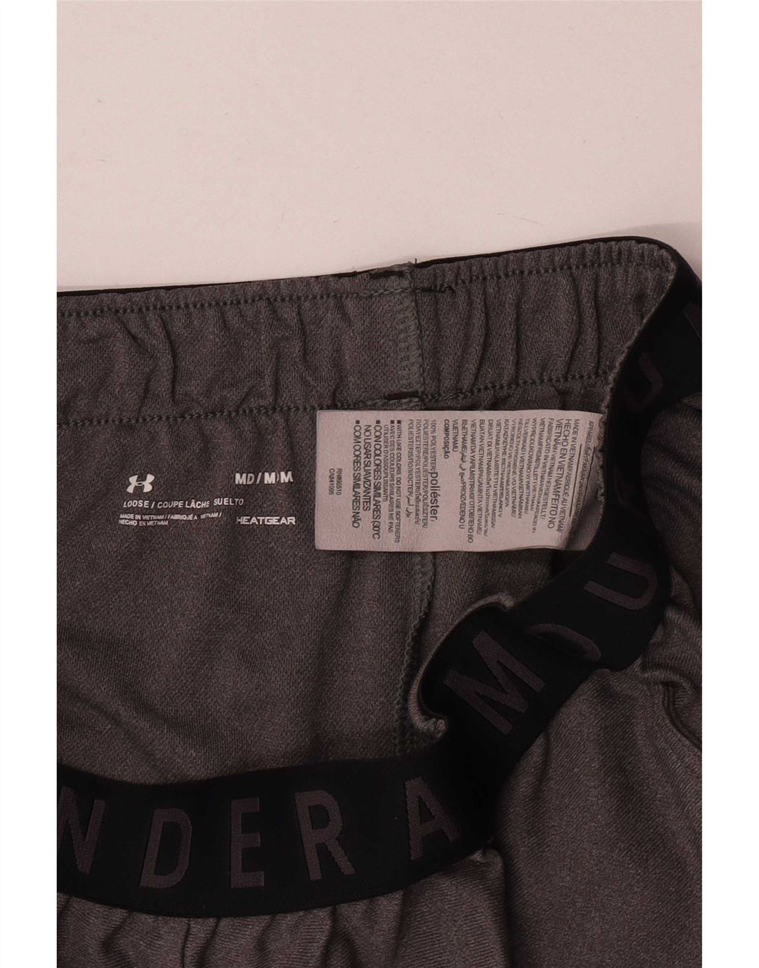 Under Armour Womens Sport Shorts UK 12 Medium Grey Polyester Sports