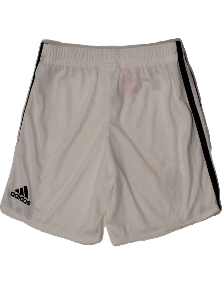 ADIDAS Boys Juventus Sport Shorts 5-6 Years  White Polyester Vintage Adidas and Second-Hand Adidas from Messina Hembry 