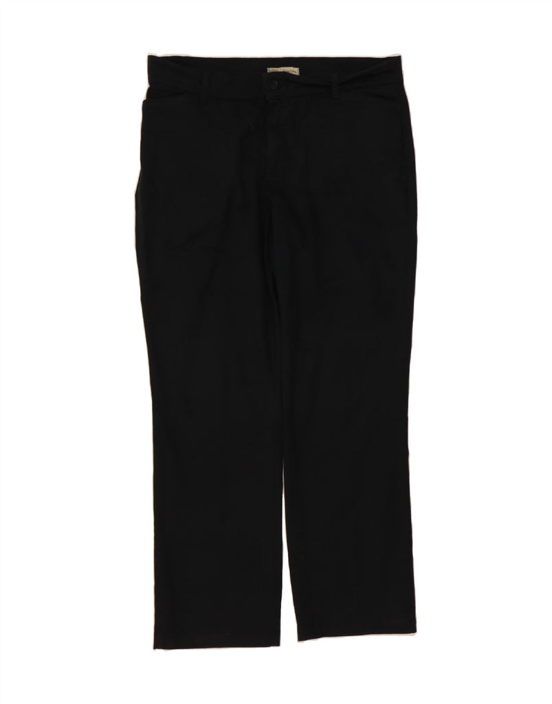 LEE Womens Riders Straight Casual Trousers US 16 2XL W38 L32 Black Cotton Vintage Lee and Second-Hand Lee from Messina Hembry 