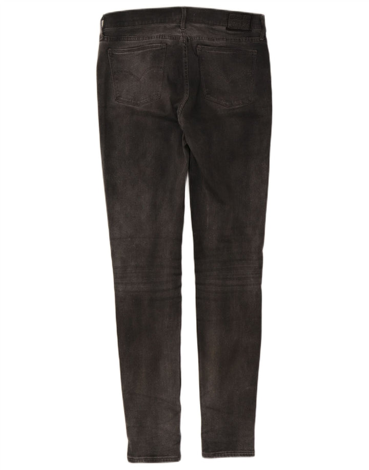 Levi's Womens 710 Super Skinny Jeans W31 L32 Grey Cotton
