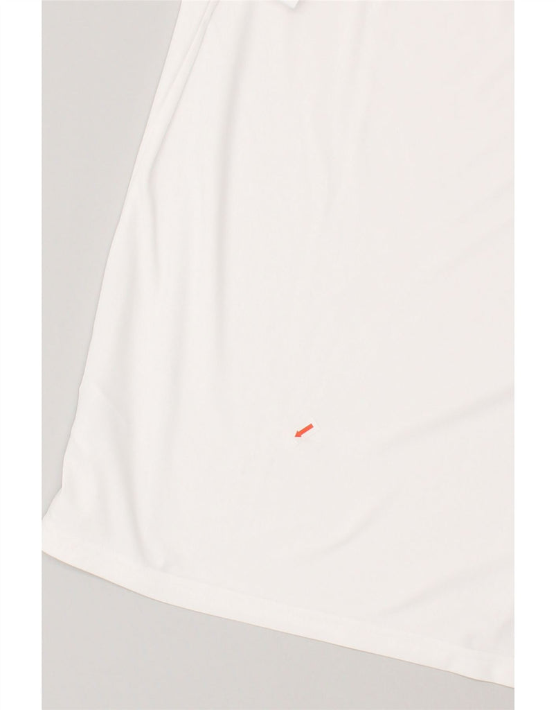 ADIDAS Mens Climalite T-Shirt Top Medium White Polyester | Vintage Adidas | Thrift | Second-Hand Adidas | Used Clothing | Messina Hembry 