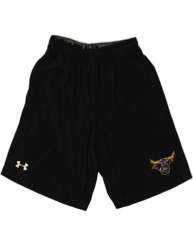 UNDER ARMOUR Mens Graphic Sport Shorts Small Black | Vintage Under Armour | Thrift | Second-Hand Under Armour | Used Clothing | Messina Hembry 