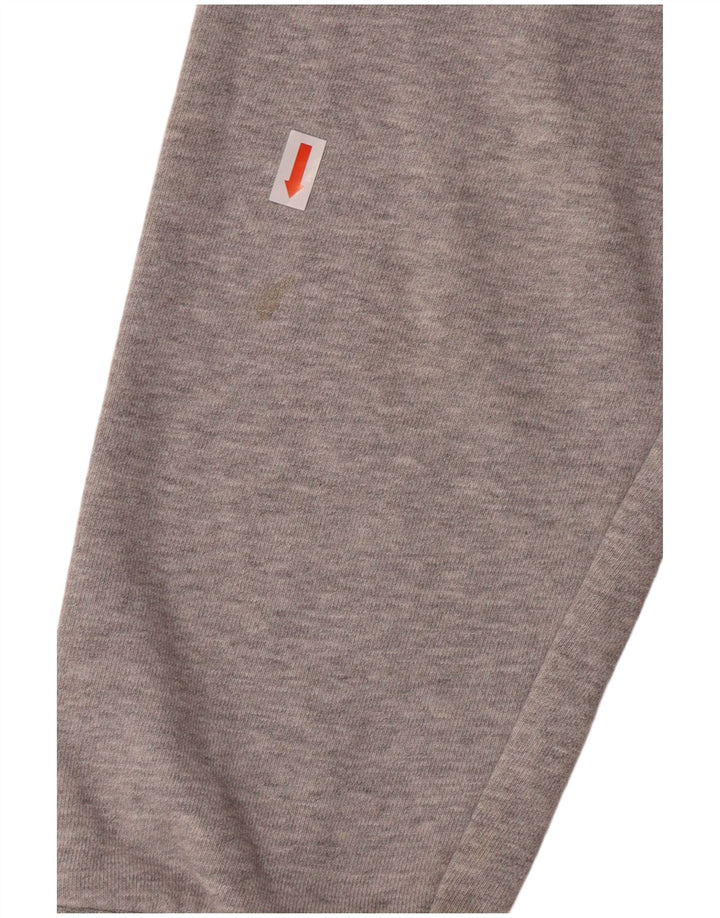 ADIDAS Mens Graphic Sweatshirt Jumper Large Grey Cotton