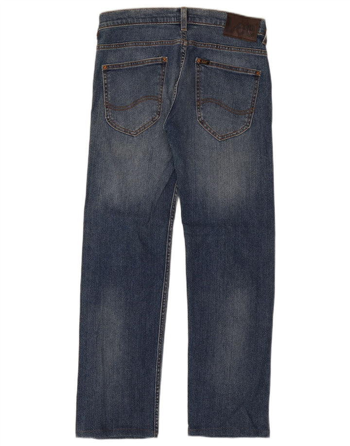 Lee Mens Powell Slim Jeans W30 L28 Blue Cotton