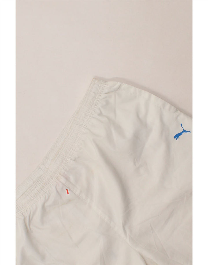 PUMA Mens Graphic Sport Shorts 2XL  White Polyester Sports Vintage Puma and Second-Hand Puma from Messina Hembry 