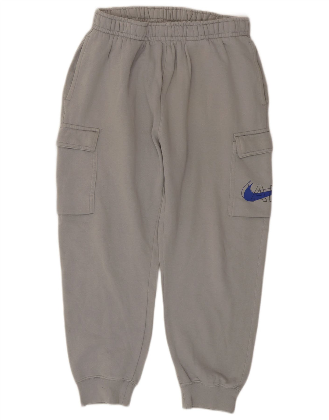 Nike Mens Cargo Crop Tracksuit Trousers Joggers Medium Grey Cotton