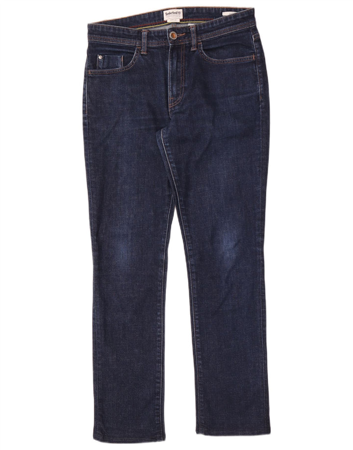 Timberland Mens Slim Jeans W29 L32 Navy Blue Cotton