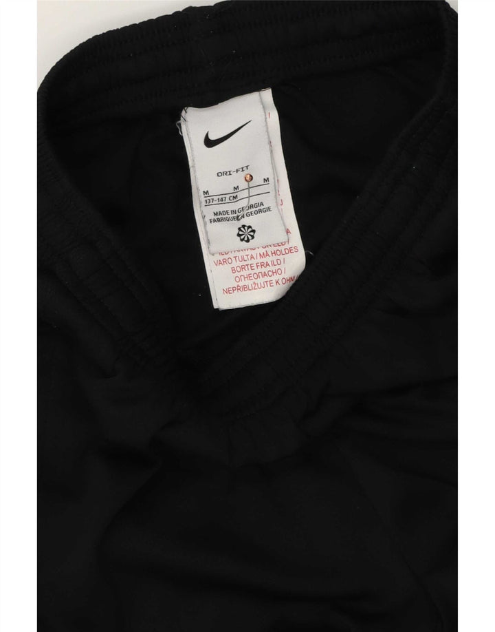 Nike Boys Dri Fit Tracksuit Trousers 10-11 Years Medium Black Polyester