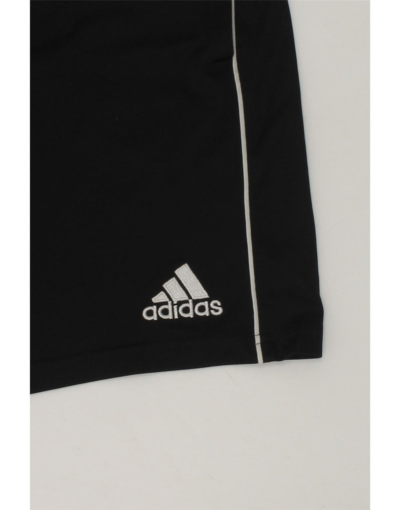 ADIDAS Boys Climalite Sport Shorts 13-14 Years Black Polyester | Vintage Adidas | Thrift | Second-Hand Adidas | Used Clothing | Messina Hembry 