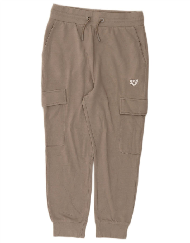 Arena Womens Cargo Tracksuit Trousers Joggers UK 10 Small Grey