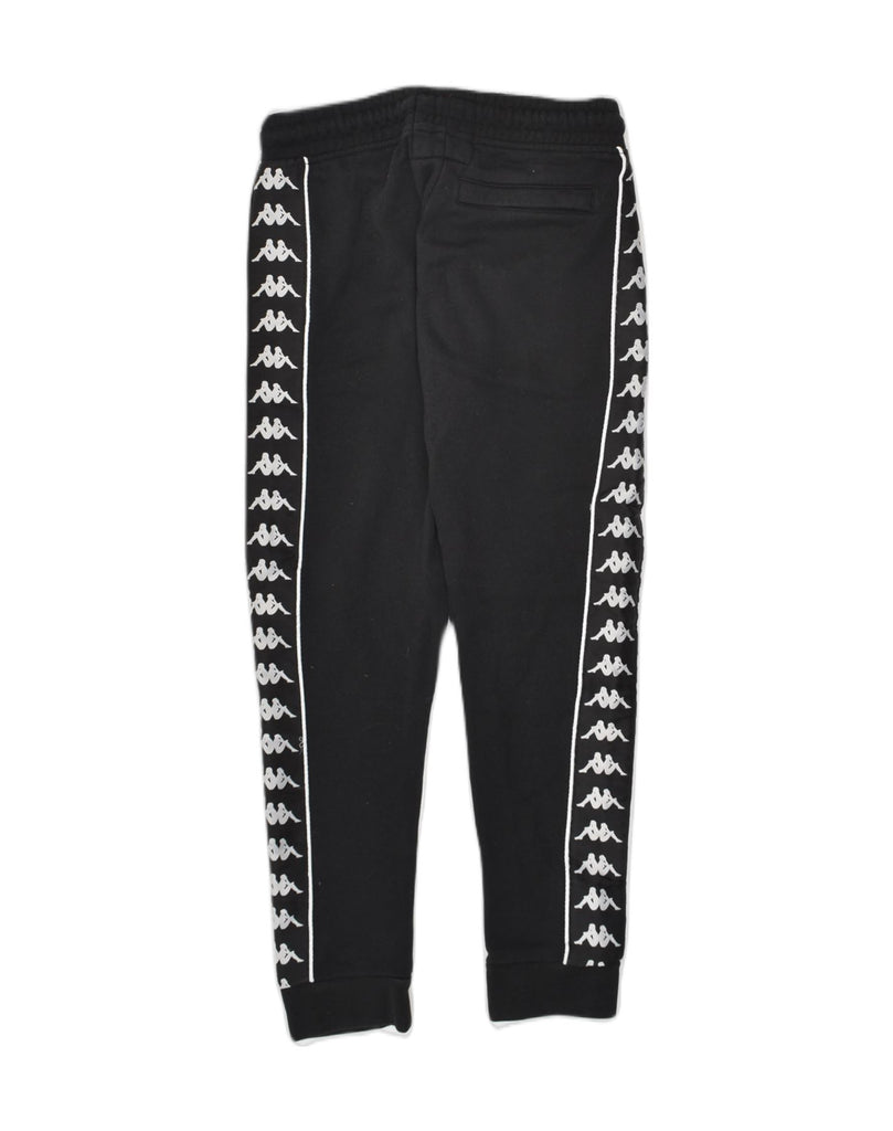 KAPPA Boys Tracksuit Trousers Joggers 9-10 Years Black | Vintage Kappa | Thrift | Second-Hand Kappa | Used Clothing | Messina Hembry 