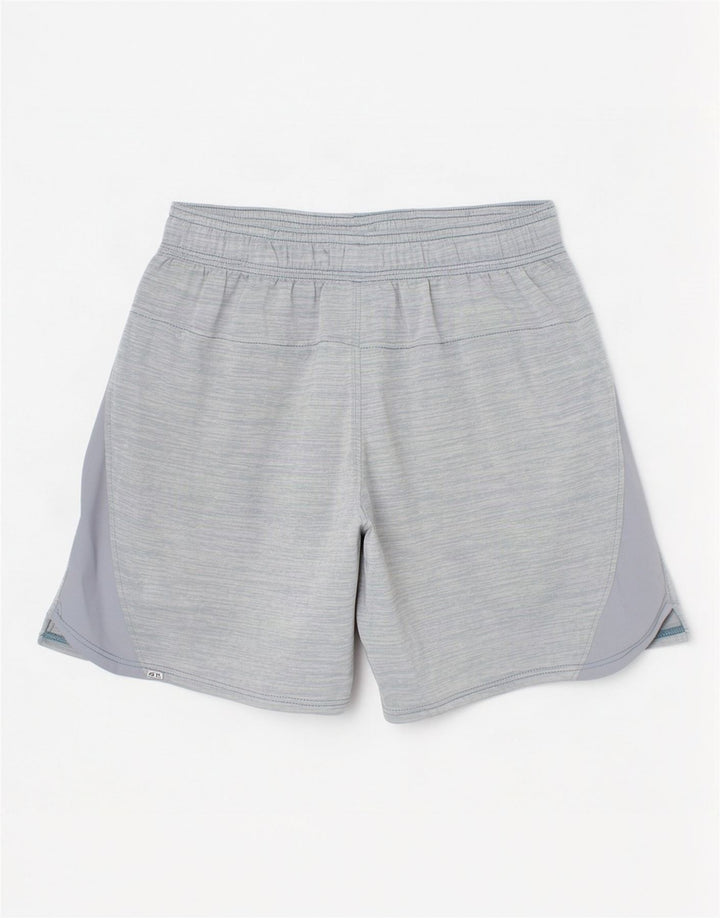 Under Armour Boys Sport Shorts 5-6 Years Blue Flecked Polyester