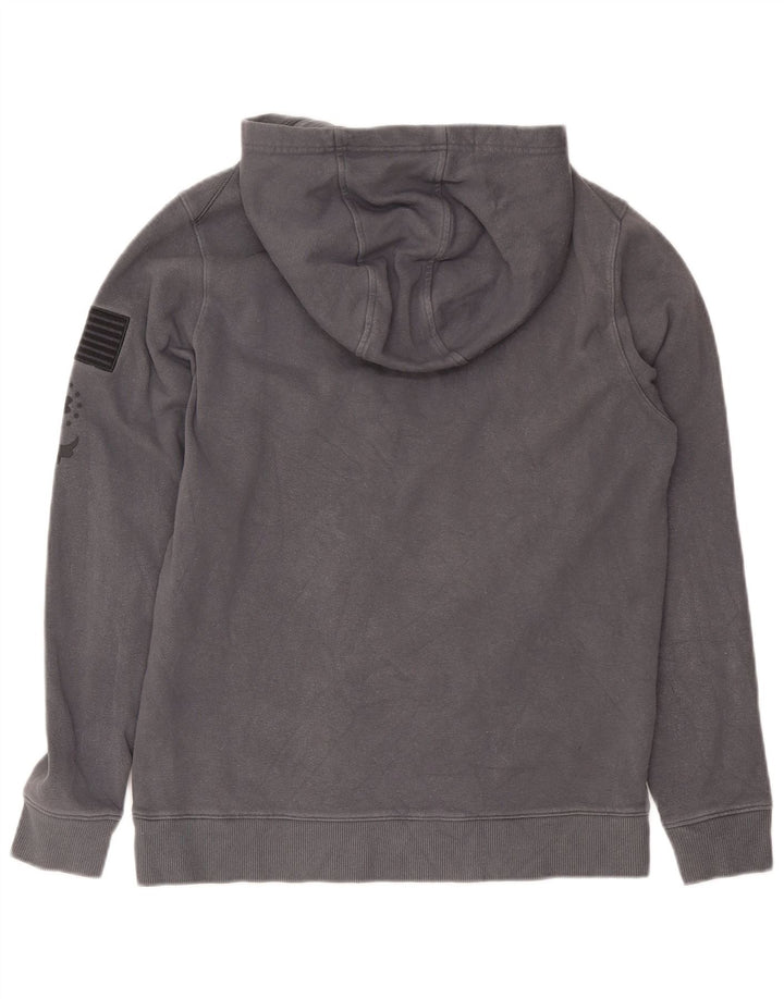 Under Armour Mens Graphic Hoodie Jumper Medium Grey Cotton