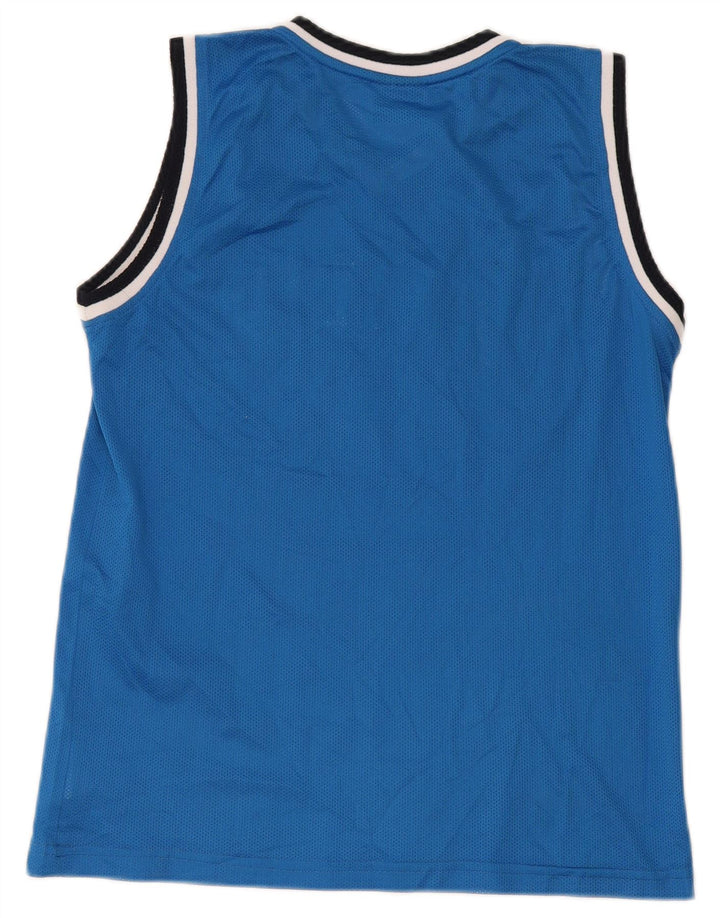 Champion Boys Italia Graphic Vest Top 13-14 Years XL Blue Polyester