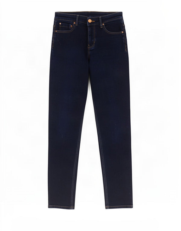 Marks & Spencer Womens The Lily Slim Jeans UK 12 Medium W30 L29 Navy Blue