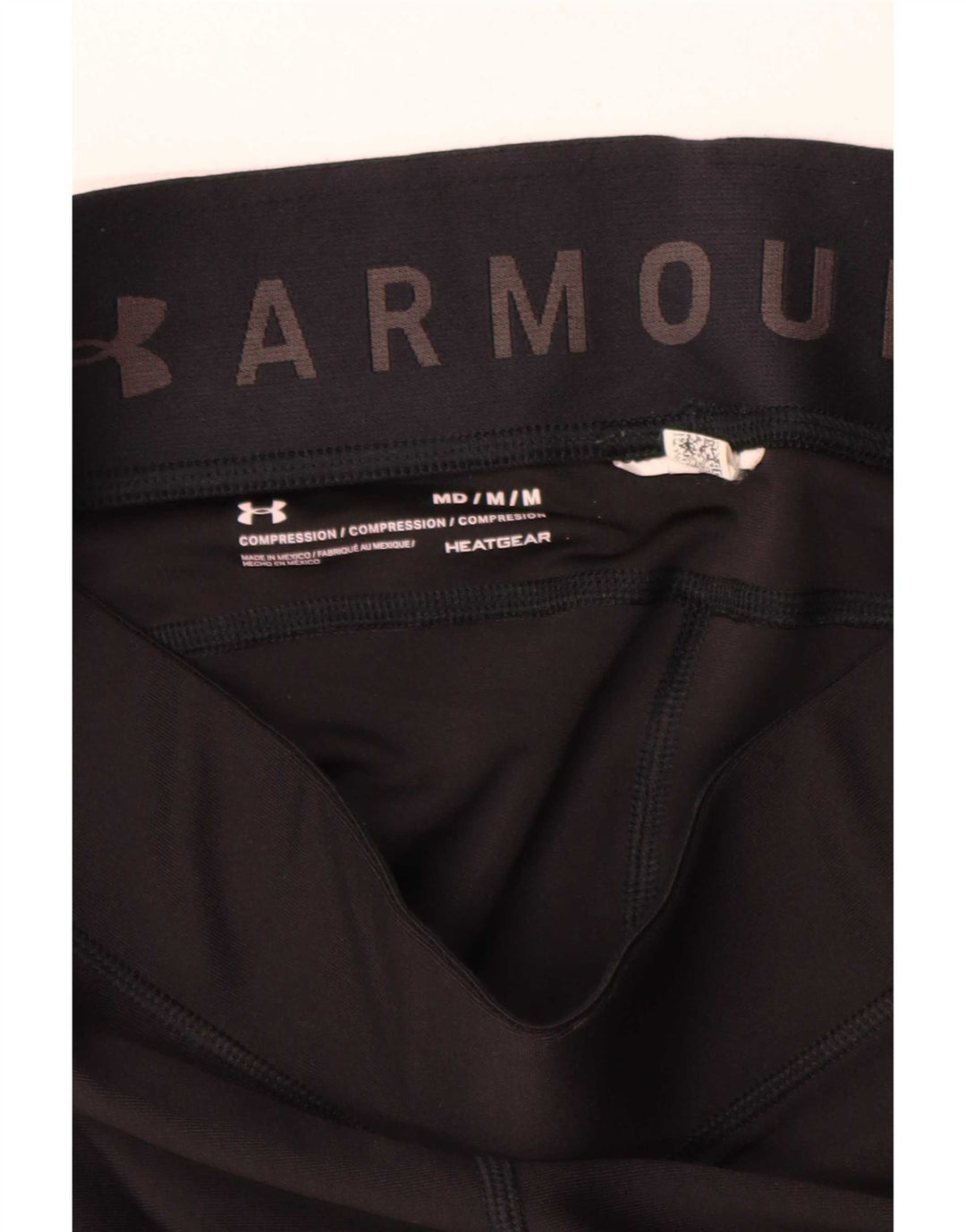 Under Armour Womens Heat Gear Leggings UK 14 Medium Black