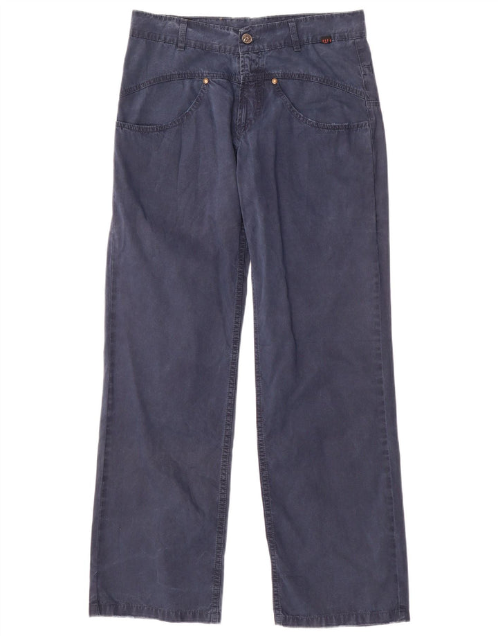 ROBERTO CAVALLI Mens Devils Straight Casual Trousers Small W29 L30 Blue