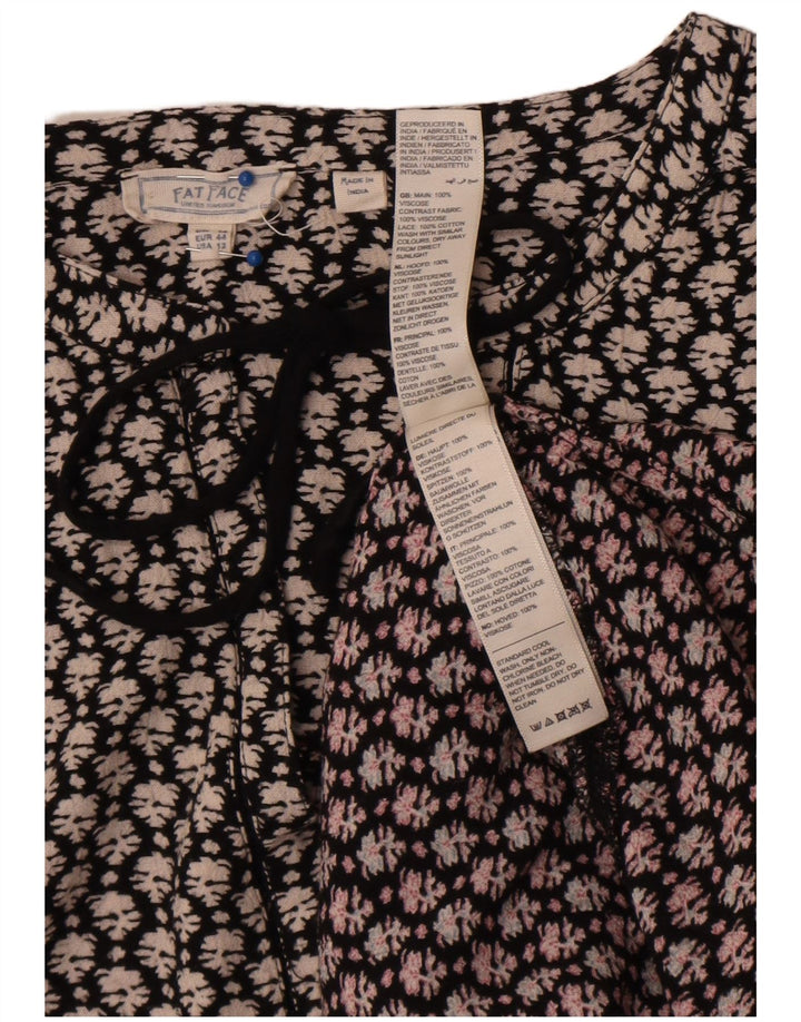 Fat Face Womens Long Sleeve Tunic Top UK 16 Large Multicoloured Floral