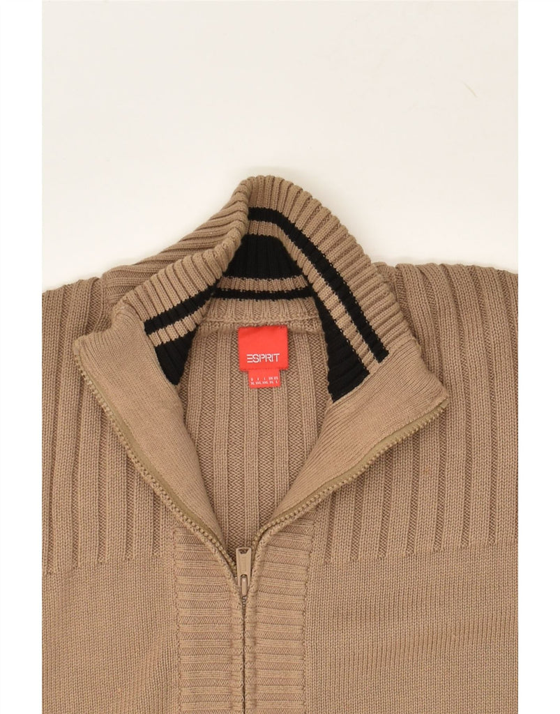 ESPRIT Mens Cardigan Sweater XL Brown Cotton | Vintage Esprit | Thrift | Second-Hand Esprit | Used Clothing | Messina Hembry 