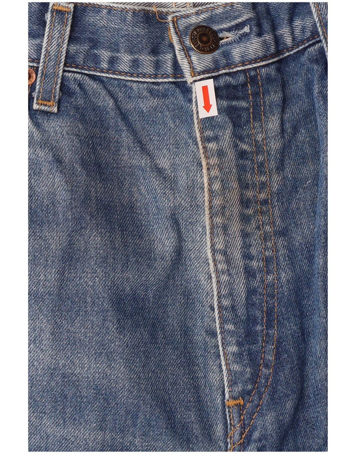 LEVI'S Mens 521 Straight Jeans W36 L30 Blue Cotton
