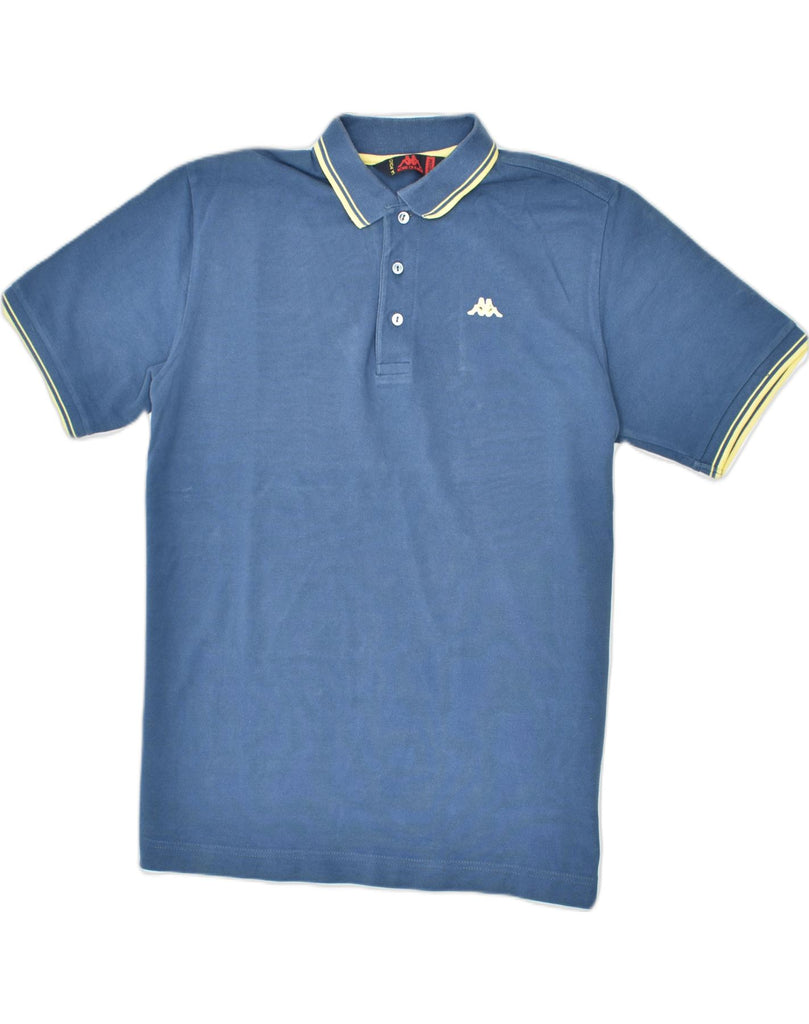 KAPPA Mens Loose Fit Polo Shirt Medium Blue Cotton | Vintage | Thrift | Second-Hand | Used Clothing | Messina Hembry 