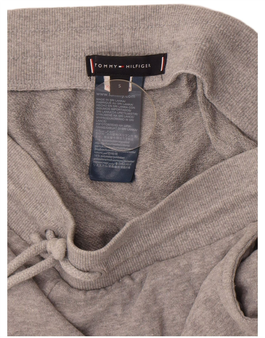 Tommy Hilfiger Mens Graphic Sport Shorts Small  Grey Cotton