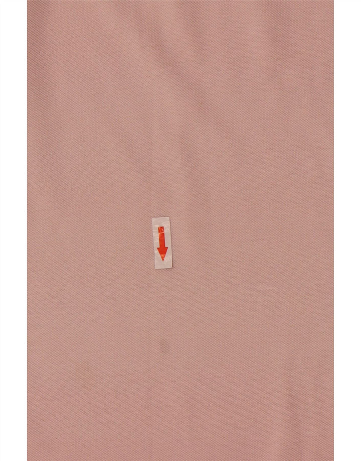 Kappa Womens Polo Shirt UK 12 Medium Pink Cotton