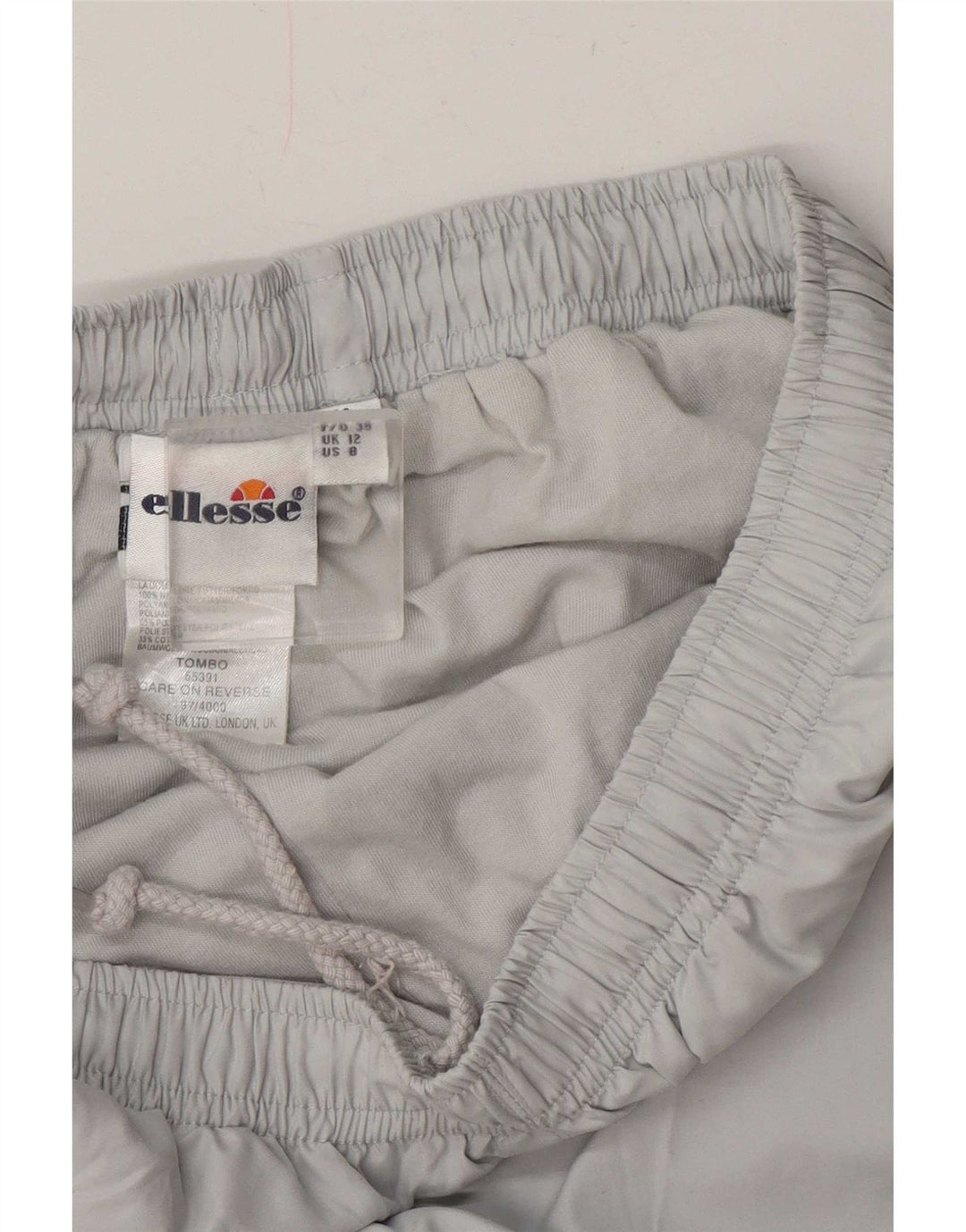 Ellesse Womens Tracksuit Trousers UK 12 Medium Grey Polyester