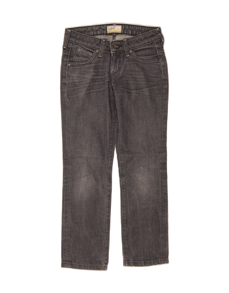 LEE Girls Elly Straight Jeans 9-10 Years W26 L24 Grey Cotton Vintage Lee and Second-Hand Lee from Messina Hembry 