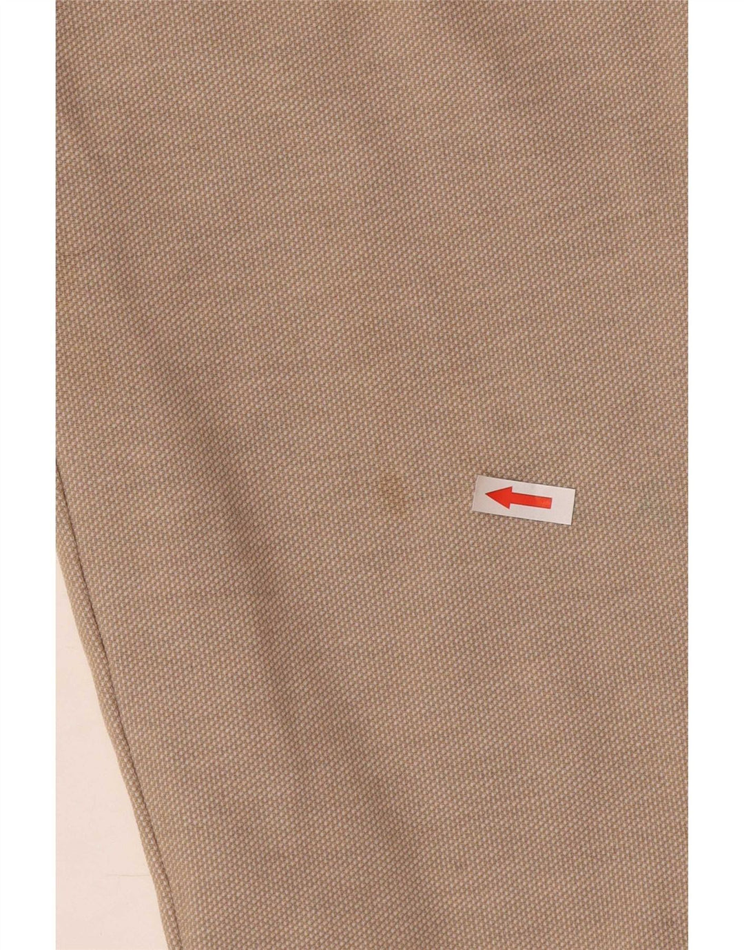Zara Womens Slim Cropped Trousers XL W34 L26 Beige Polyester