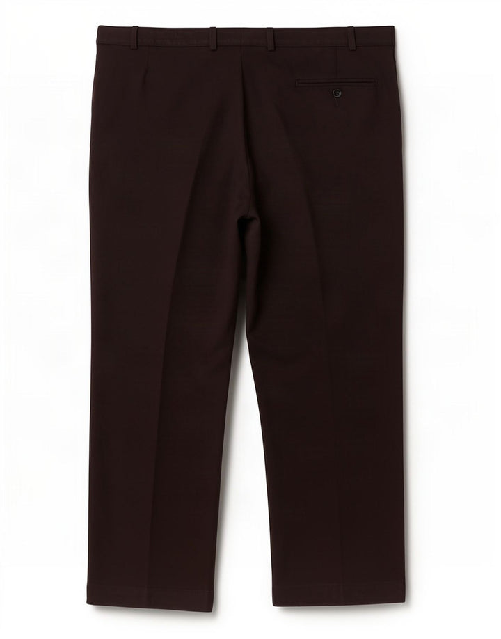 Marks & Spencer Mens Regular Fit Suit Trousers W44 L27 Navy Blue Polyester