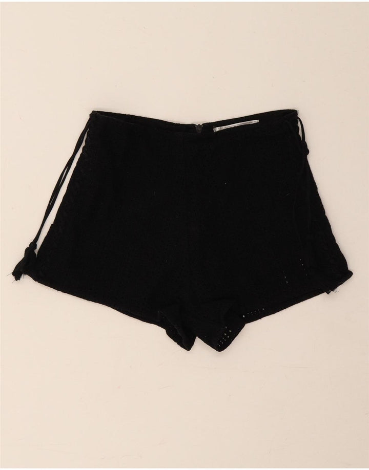 Zara Womens Trafaluc Hot Pants XS W24  Black