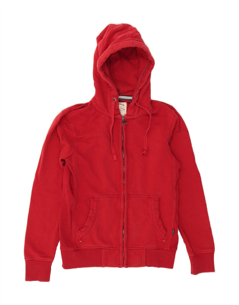 FAT FACE Mens Zip Hoodie Sweater XS Red Cotton Vintage Fat Face and Second-Hand Fat Face from Messina Hembry 