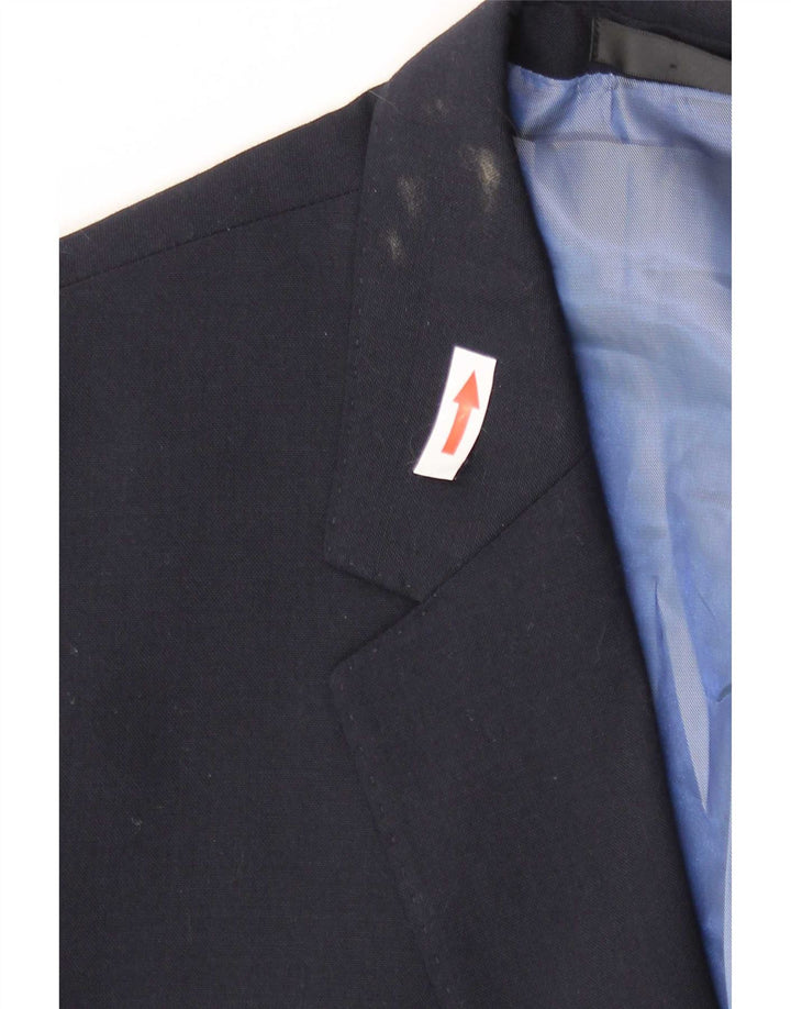 Marks & Spencer Mens Autograph 2 Button Blazer Jacket UK 42 Large Navy Blue