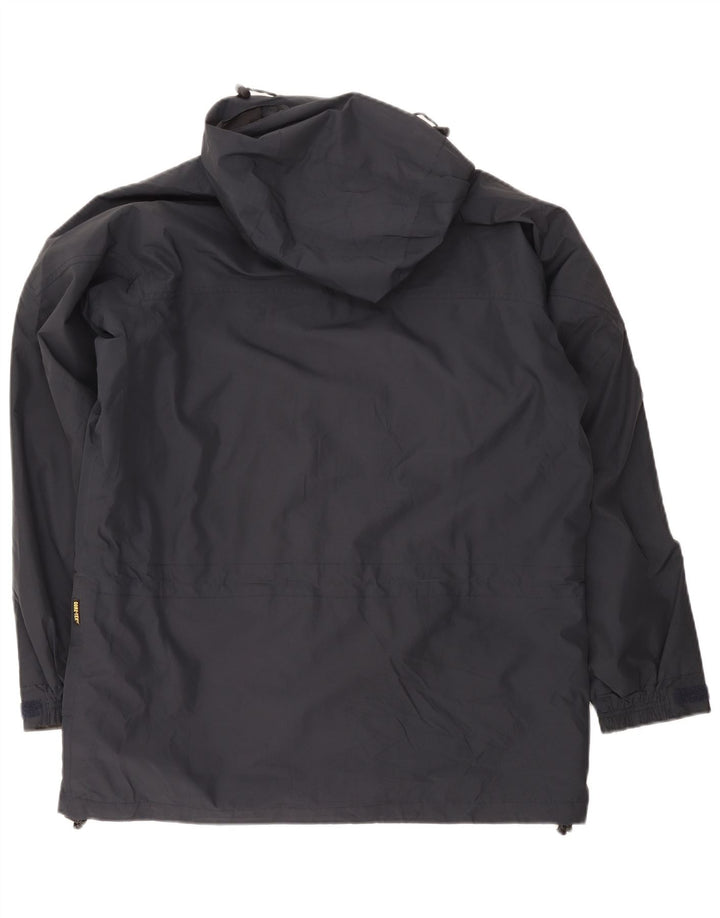 Berghaus Mens Hooded Rain Jacket UK 40 Large Navy Blue Polyester