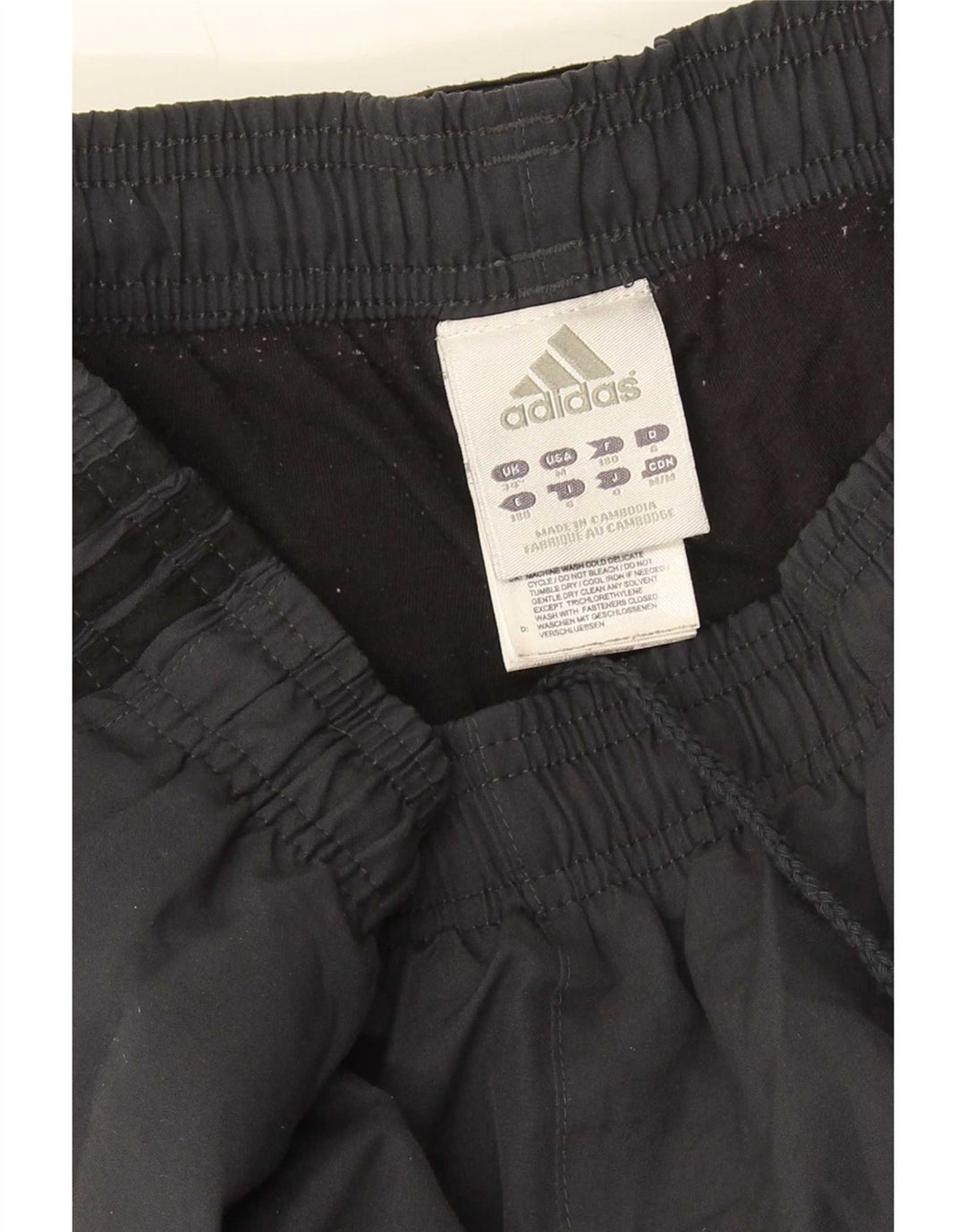 Adidas Mens Tracksuit Trousers Joggers Large Grey Polyester