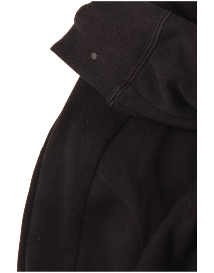 PUMA Mens Graphic Hoodie Jumper Medium Black Cotton Sports