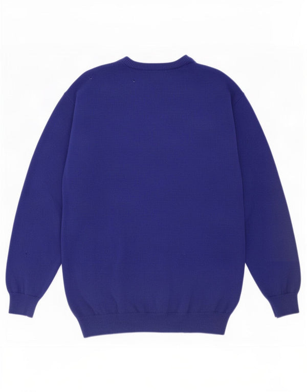 Marks & Spencer Mens St. Michael Boat Neck Jumper Sweater Large Blue