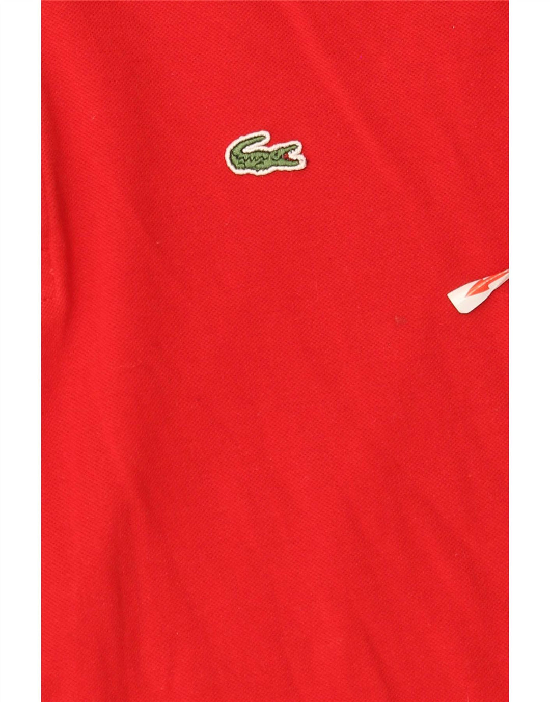 Lacoste Mens Long Sleeve Polo Shirt Size 3 Small Red Cotton
