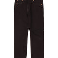 Levi's Mens 501 Straight Jeans W30 L30 Black Cotton