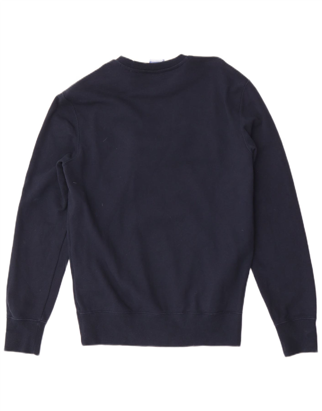 Champion Mens Graphic Sweatshirt Jumper Medium Navy Blue Cotton